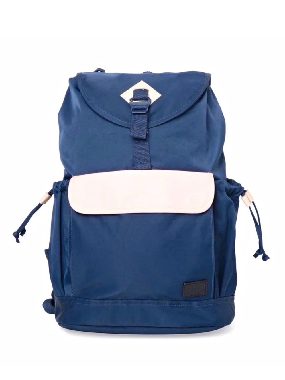 Pacific Mason Navy and Light Pink Canvas Backpack